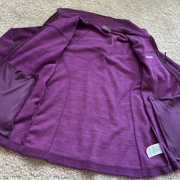 Columbia Purple Long Sleeve Zip-Up Jacket Size Medium - Picture 3 of 9